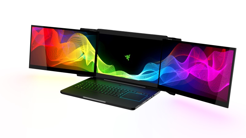 Razer announces their Project Valerie multi-monitor gaming laptop