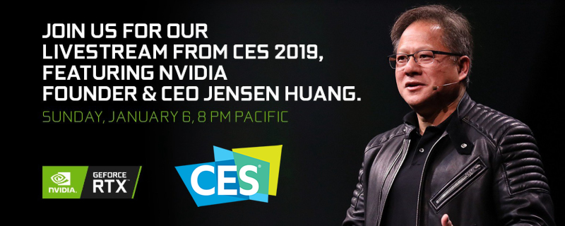 Watch Nvidia's CES 2019 Keynote Here