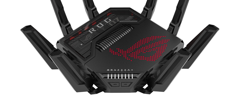 ASUS showcases their WIFI 7 ROG Rapture GT-BE98 Router at Computex