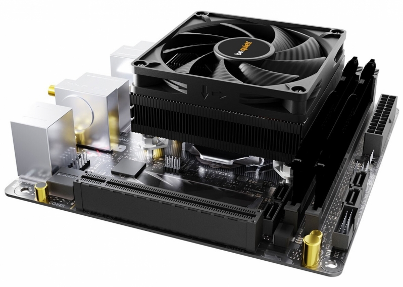 be quiet! gives Mini systems some love with their Pure Rock LP 45mm Low-profile CPU Cooler