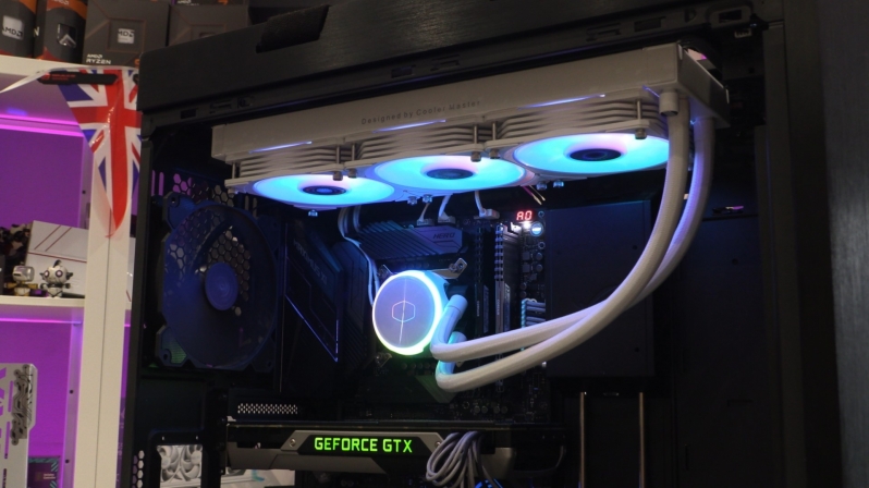 WATER COOLING COOLER MASTER MASTERLIQUID WHITE 360L CORE ARGB