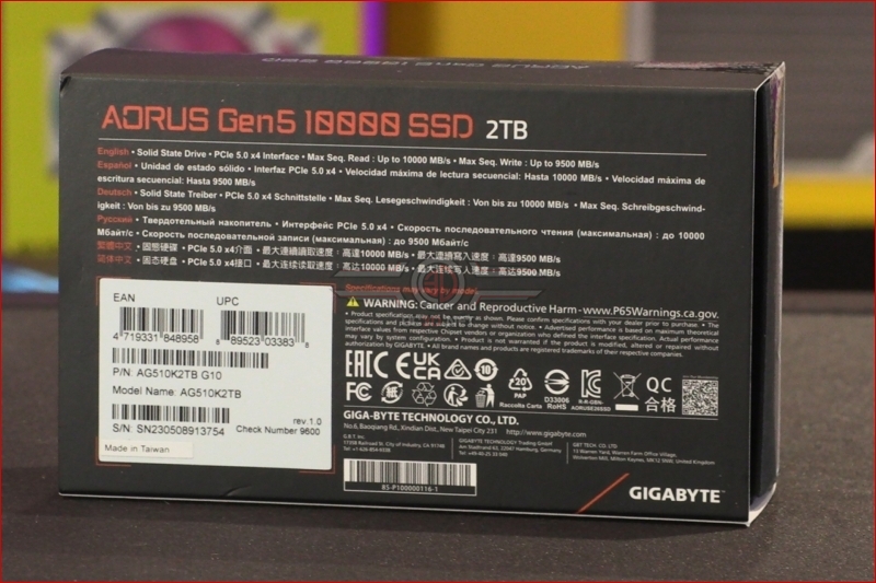 Gigabyte Aorus G5 10000 2TB SSD Review