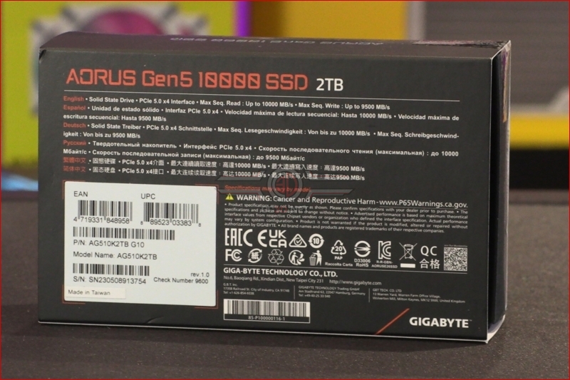 Gigabyte Aorus 10000 Gen5 SSD Review