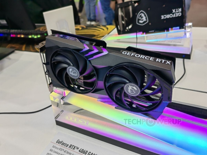 MSI NVIDIA GeForce RTX 4060 Ti Gaming X Dual Fan 8GB GDDR6 PCIe