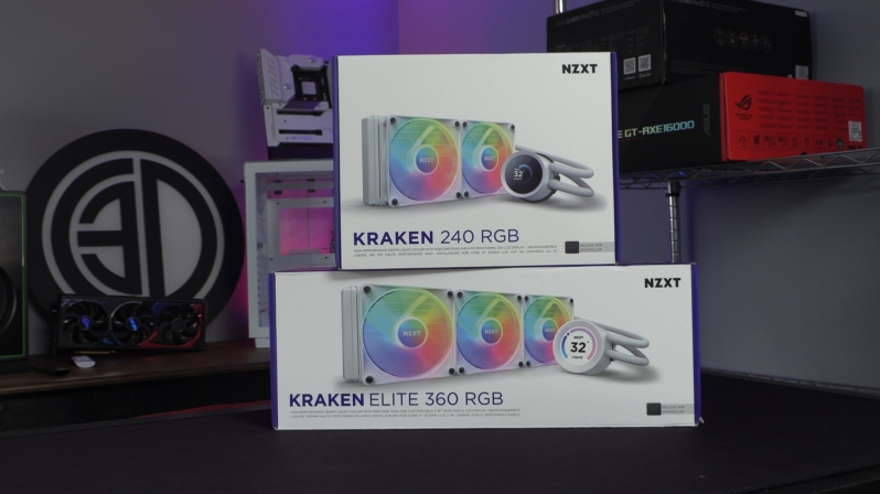 Review 240 Cooler NZXT RGB OC3D CPU ELITE RGB KRAKEN - and 360