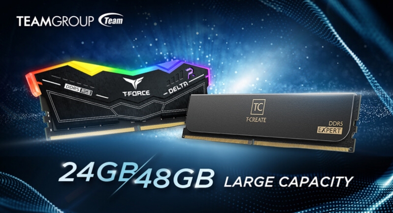 Team Group launches Overclocked 24GB and 48GB DDR5 memory modules with up to 8,000 MT/s speeds